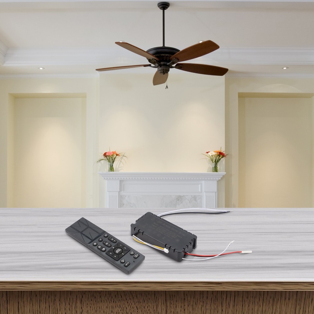 Flexible Ceiling Fan Light Remote With 6 Speed Settings And Easy Reset