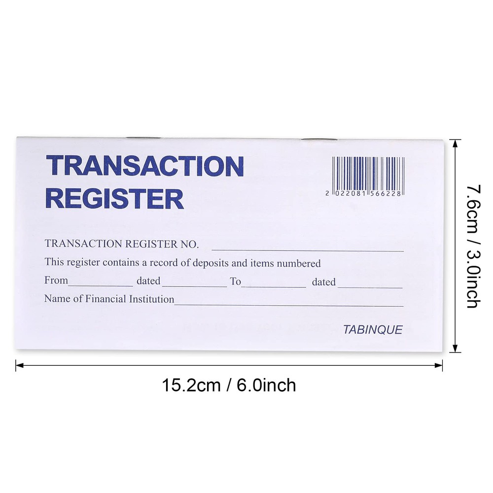 24 PCS Check Registers for Personal Checkbook, Easy to Read Checkbook...