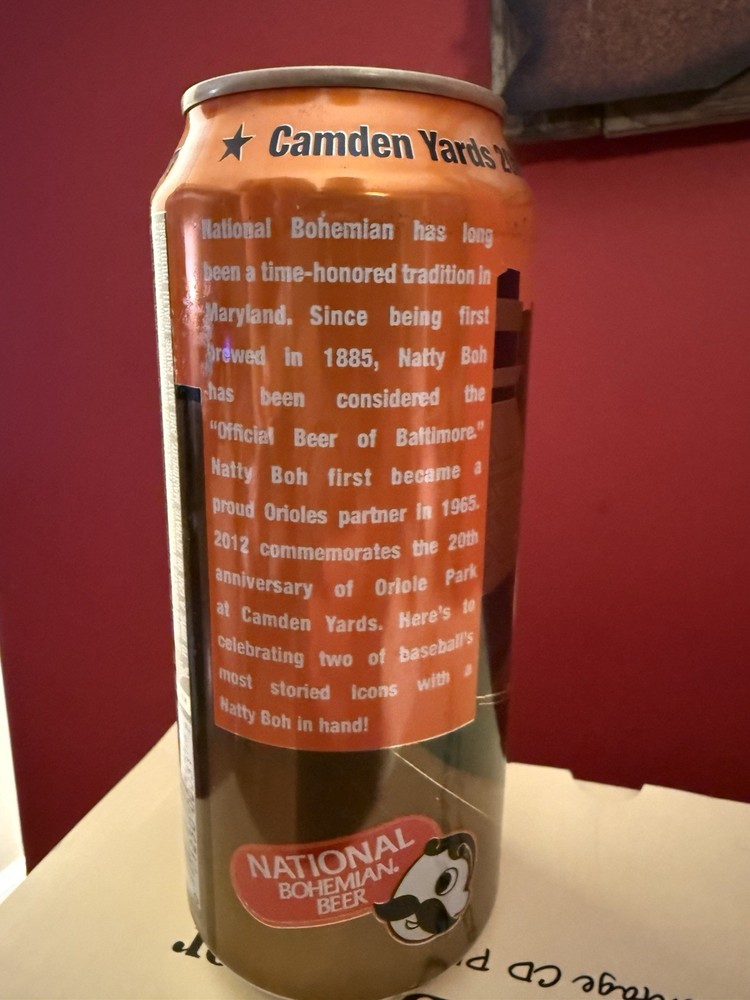 National Bohemian Beer Can Special Edition Empty Can