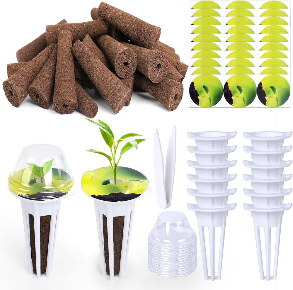79-Pack Hydroponic Seed Pod Kit for AeroGarden & Other Indoor Systems – Includes
