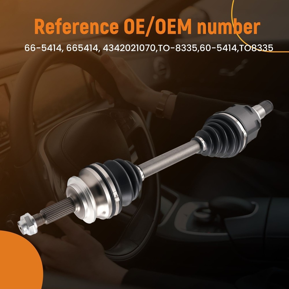 Front Left Driver Side CV Axle Shaft for Scion tC 2011-2016