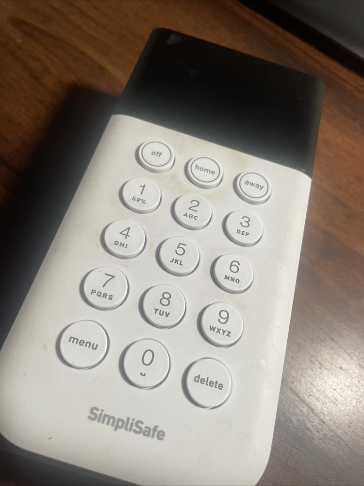 SimpliSafe SSKP3 Security Keypad White Wireless Only Keypad