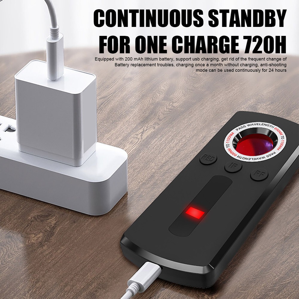 Mini GPS Tracker Finder Scanner Device Anti-Spy Hidden Camera Wireless Detector