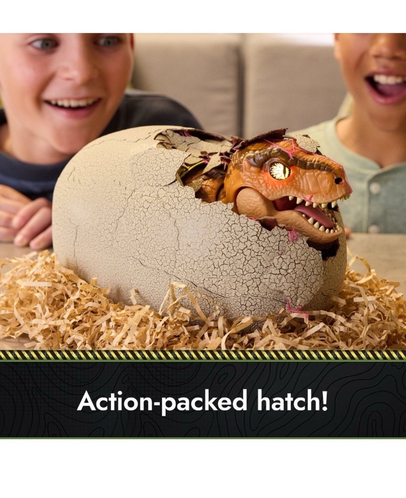 Jurassic World T-Rex Interactive Hatching Dino Action Figures Primal Hatch