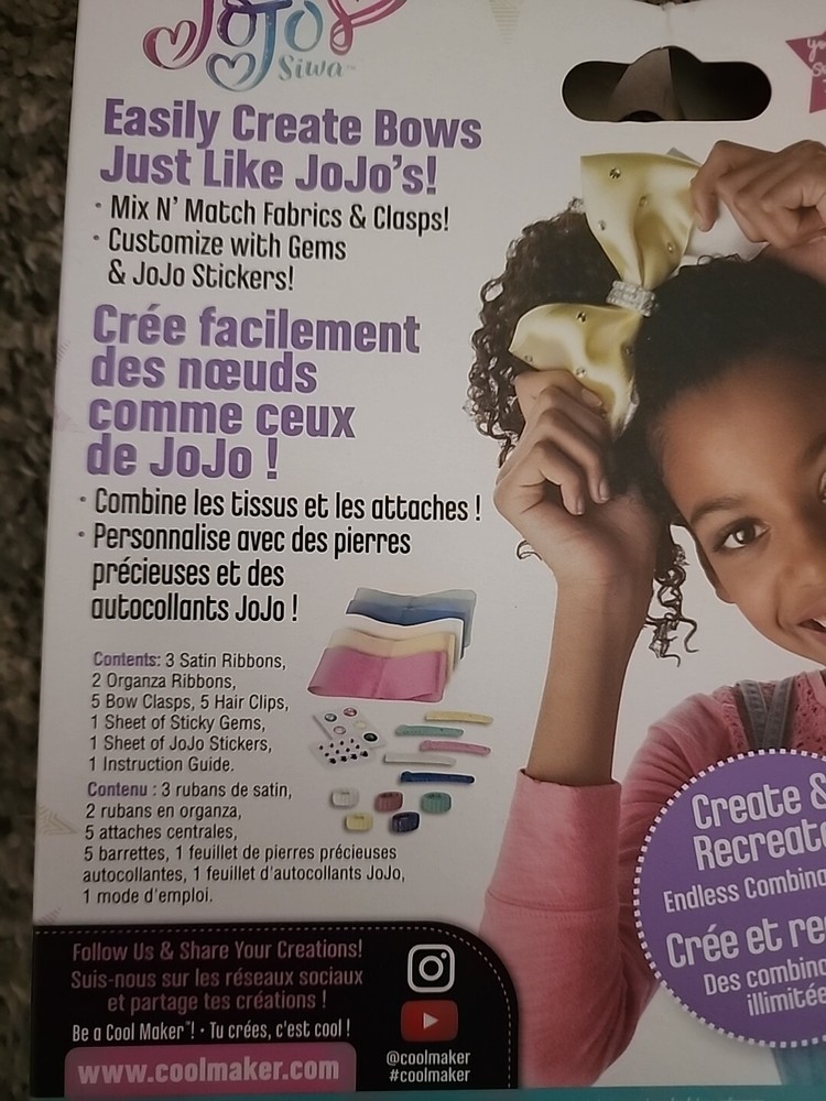 Nickelodeon JoJo Siwa Cool Maker Bows Accessory Pack Create & Recreate