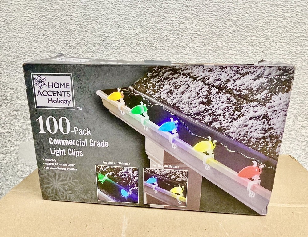 100-pack Heavy Duty Light Clips