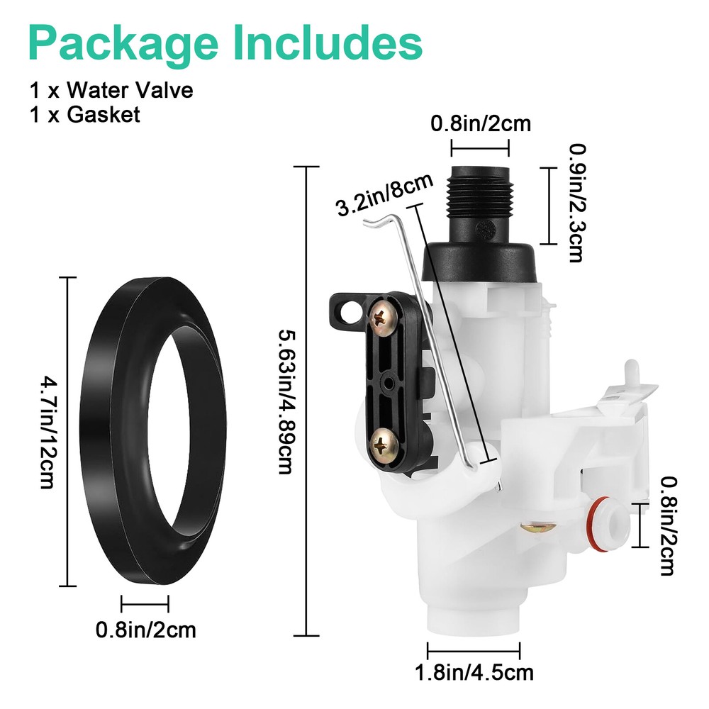 Upgraded Thetford Aqua Magic V Toilet Water Valve Kit Assembly For Rv Part#31705