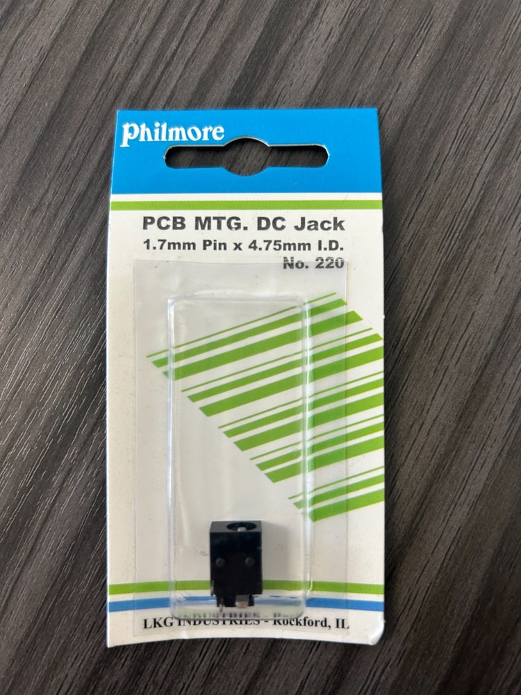 PHILMORE 220 PCB MTG DC JACK