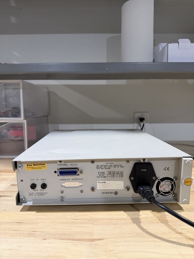 FLUKE PM6306 LCR PROGRAMMABLE AUTOMATIC RCL METER DC - 1MHZ (TESTED) SHIPS FAST