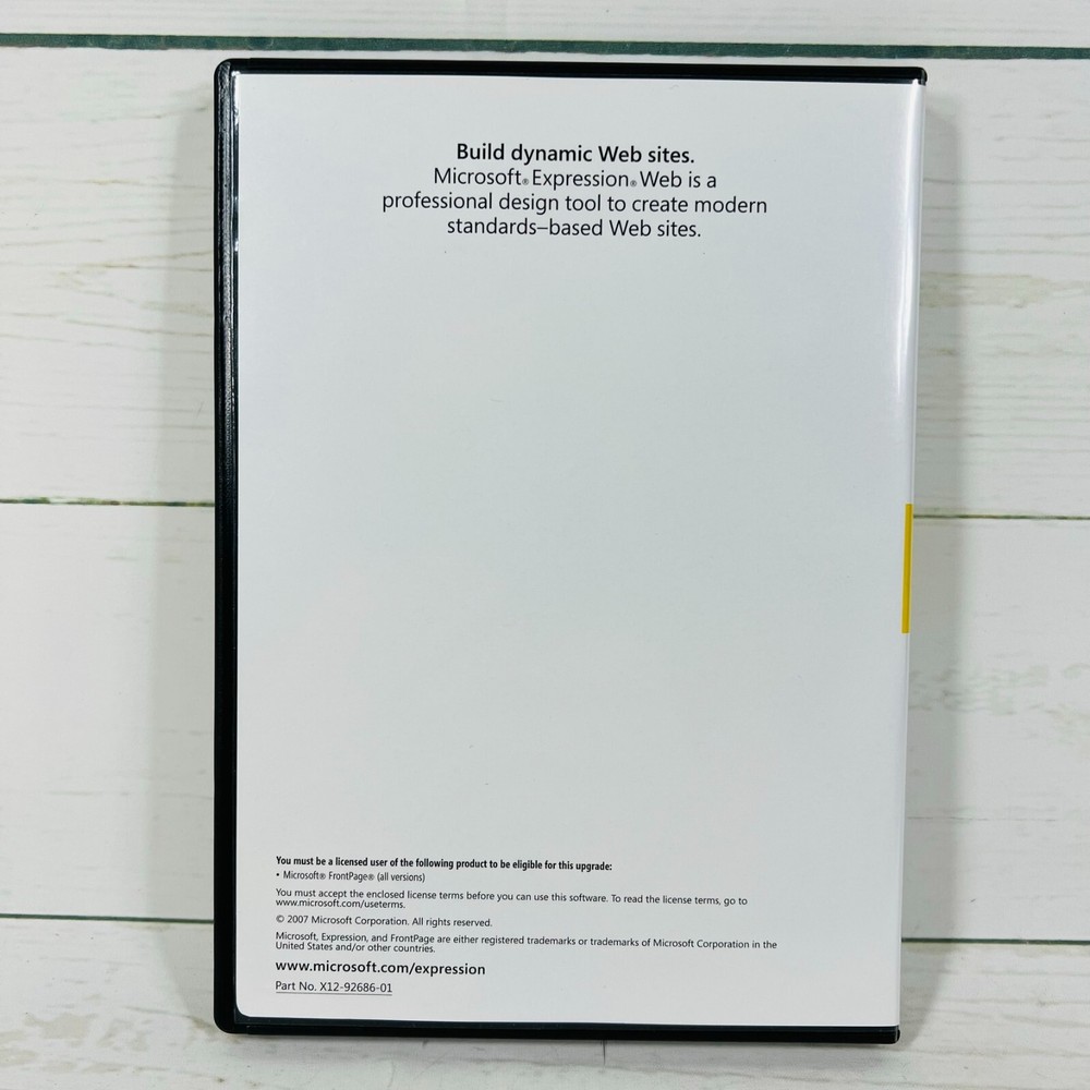 Microsoft Expression Web Upgrade