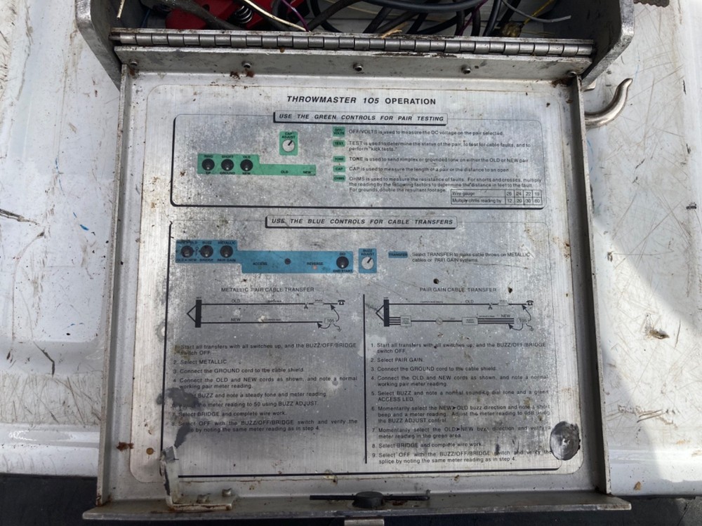 Industrial Technology Throwmaster Model 105 Cable Pair Tester