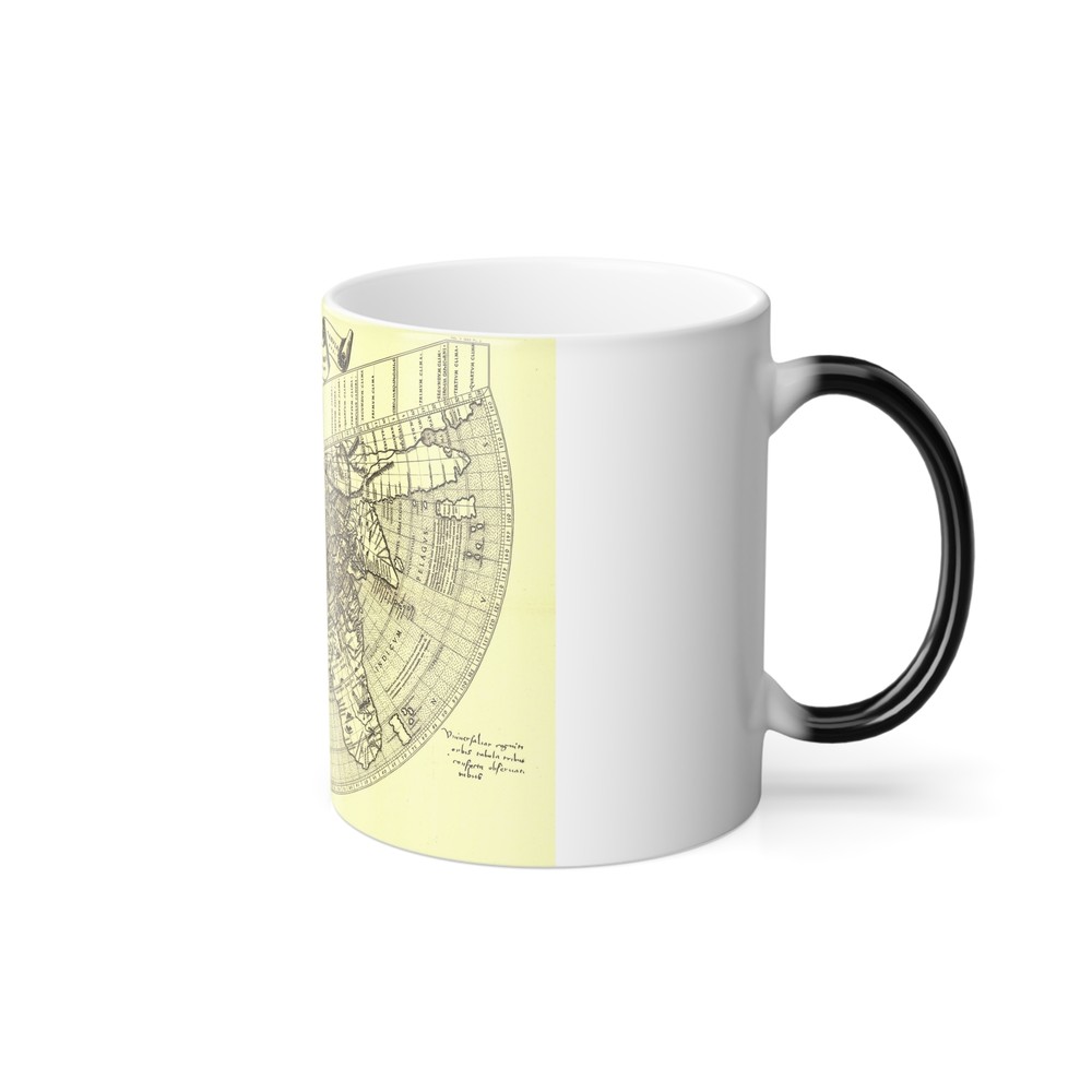 World Map - Ruysch (1508) (Map) Color Changing Mug 11oz