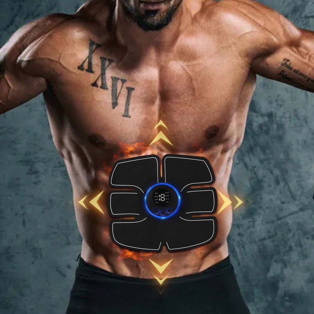 Abdominal Exercise Electric Muscle Stimulator Belt ABS Trainer Training 8 Modes