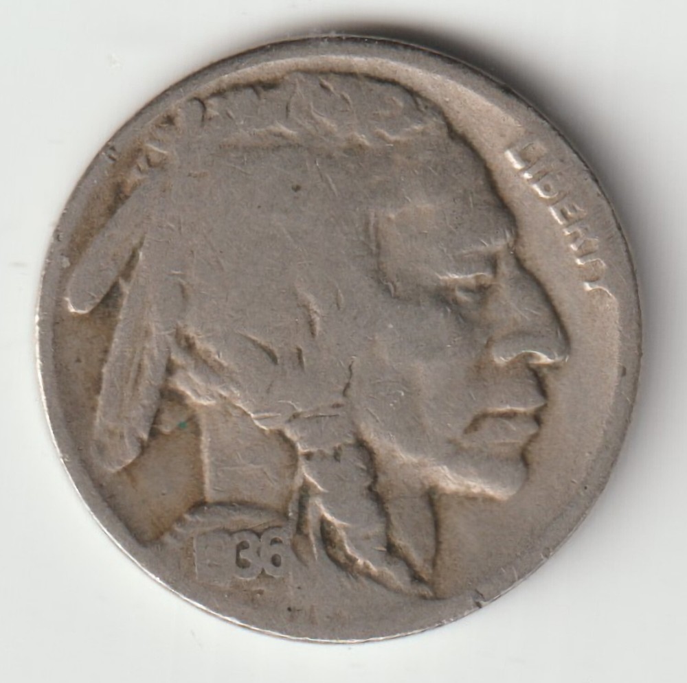 1936-D Buffalo Nickel @