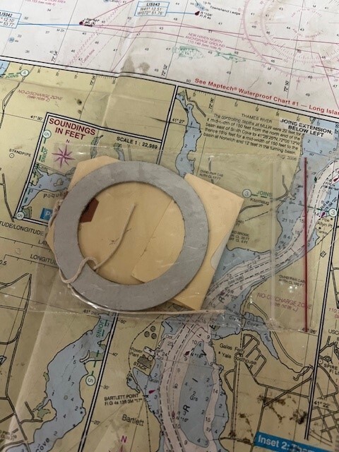 Perkins #2487991 White Gasket.