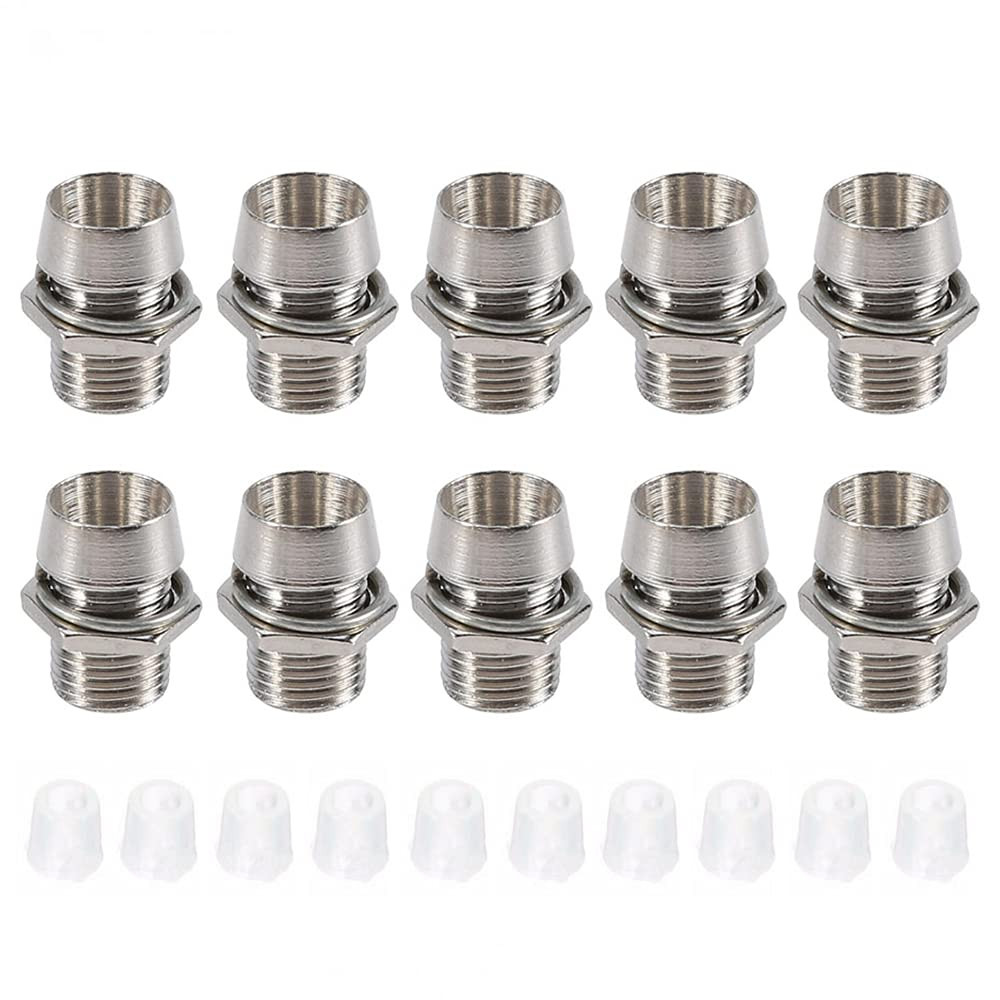 30 Pcs 3mm LED Holder Bezel, Panel Mount Display Socket for Round Lamp Bulb