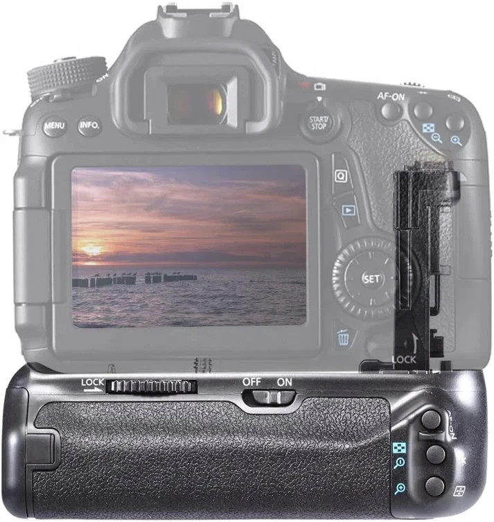 Battery Grip Replacement for BG-E14 Vertical Grip with Shutter/Function Buttons
