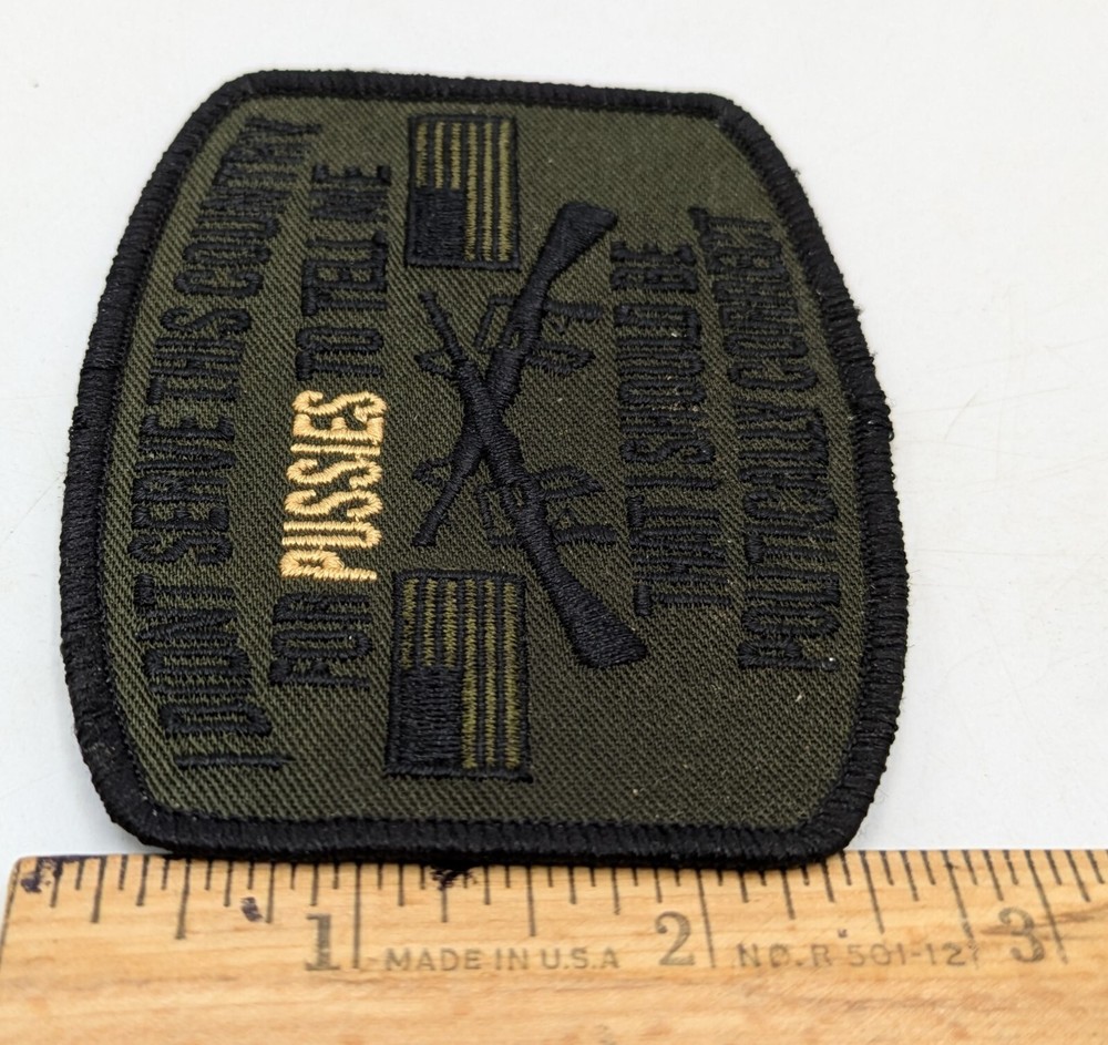 Military Service Politically Correctness Patch
