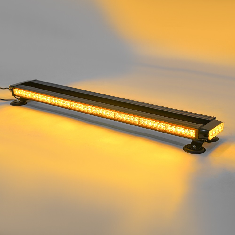 37" 104 LED Amber Strobe Light Bar, Emergency Strobe Flash Light Bar Warning