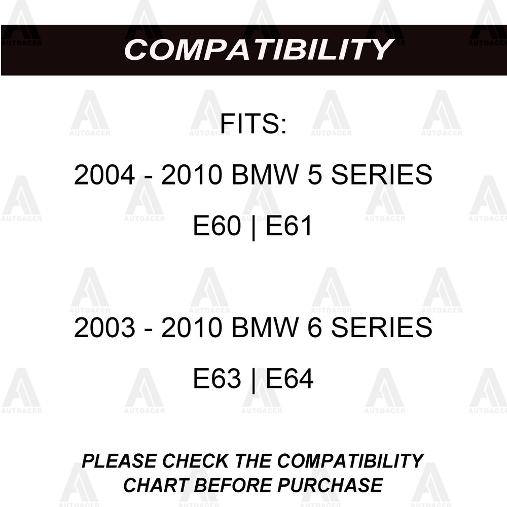 Rear Axle Front Rear Subframe Bushing Kit 7pc FOR BMW 5 6 SERIES E60 E61 E63 E64