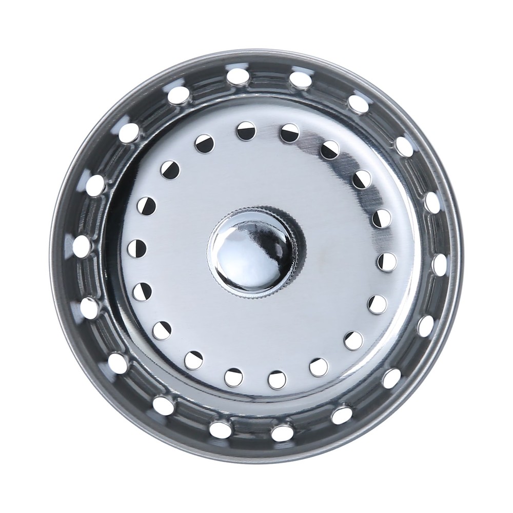 Mainstays 3-Pack Kitchen Sink Strainer Mesh Strainer & Stopper Silver