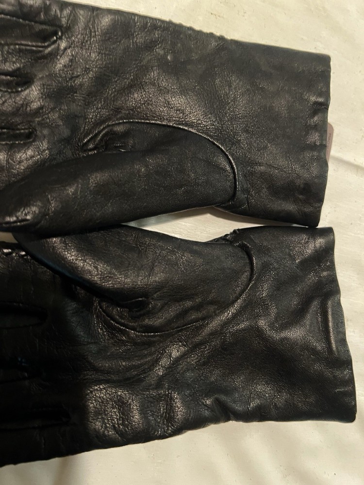 Wilson Leather Black Leather Gloves L Thinsulate Lined