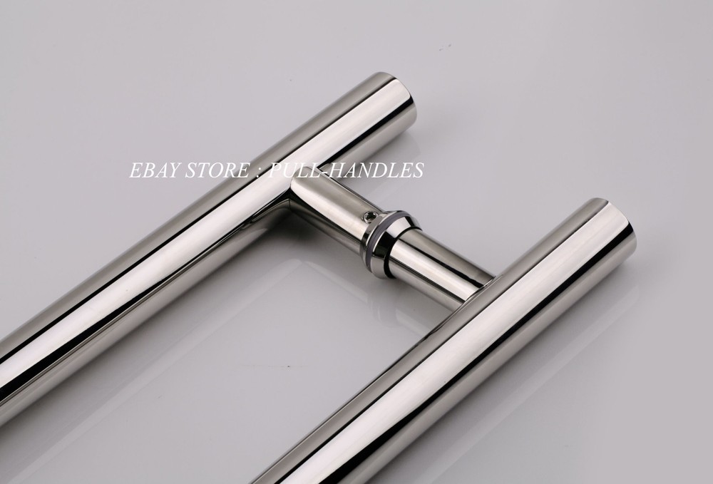 Door Hardware Polished Chrome Pull Handles Bar Pulls Entry Entrance Storefront
