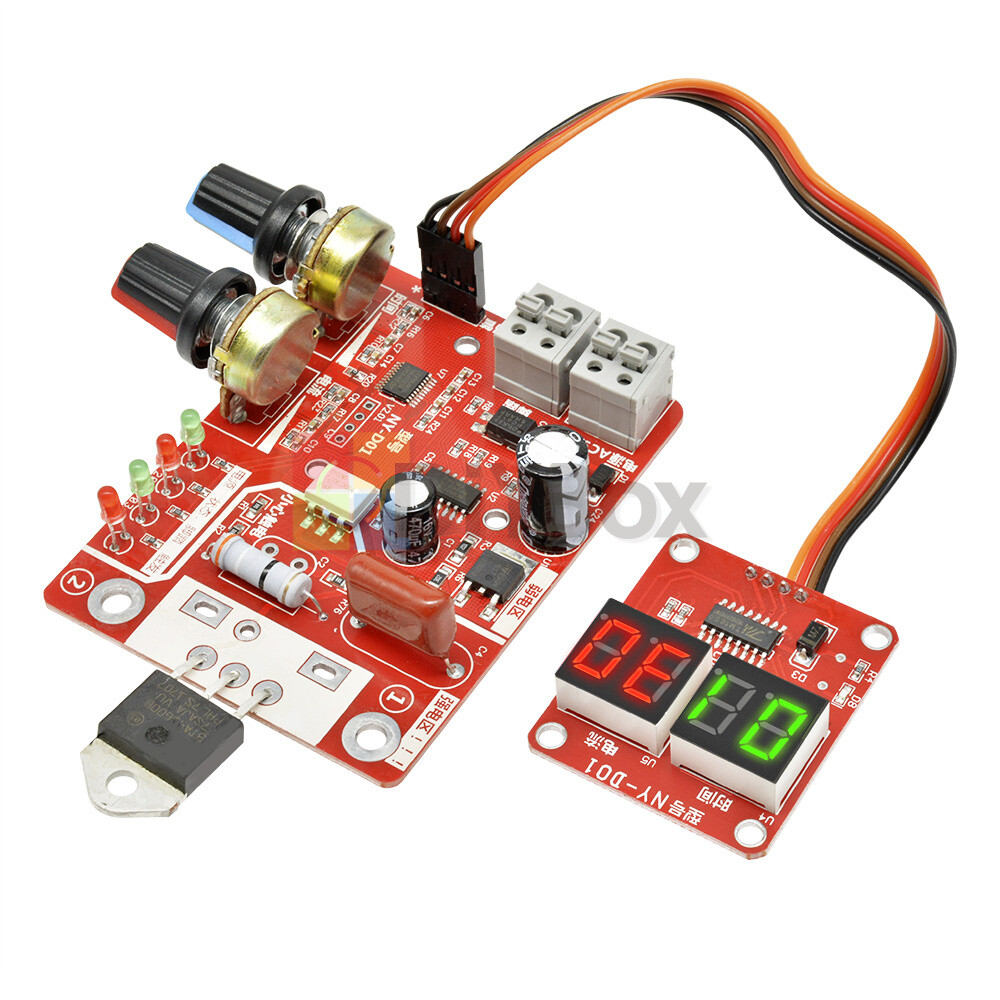 Digital 40A/100A Spot Welding Machine Time Controller Board+Power Transformer