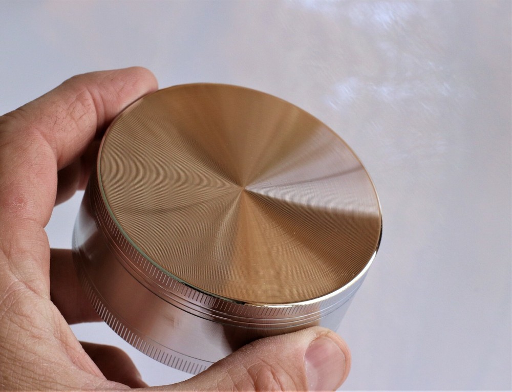 Professional Grade 3" Herb Grinder-3 pc- magnetic lid- fine screen- sharp teeth