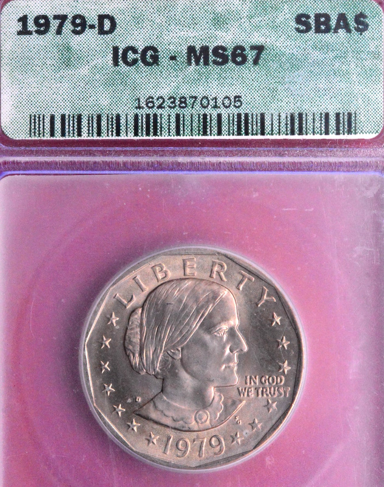 ICG MS-67! 1979-D SBA SUSAN B. ANTHONY DOLLAR