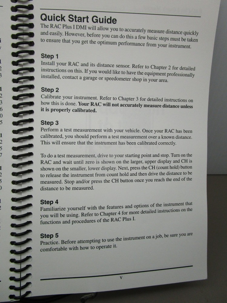 Jamar RAC Plus 1 DMI Users Manual