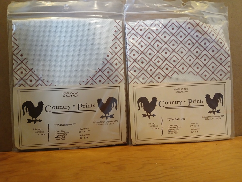 Cross Stitch Fabric & Small Kits Mixed Lot