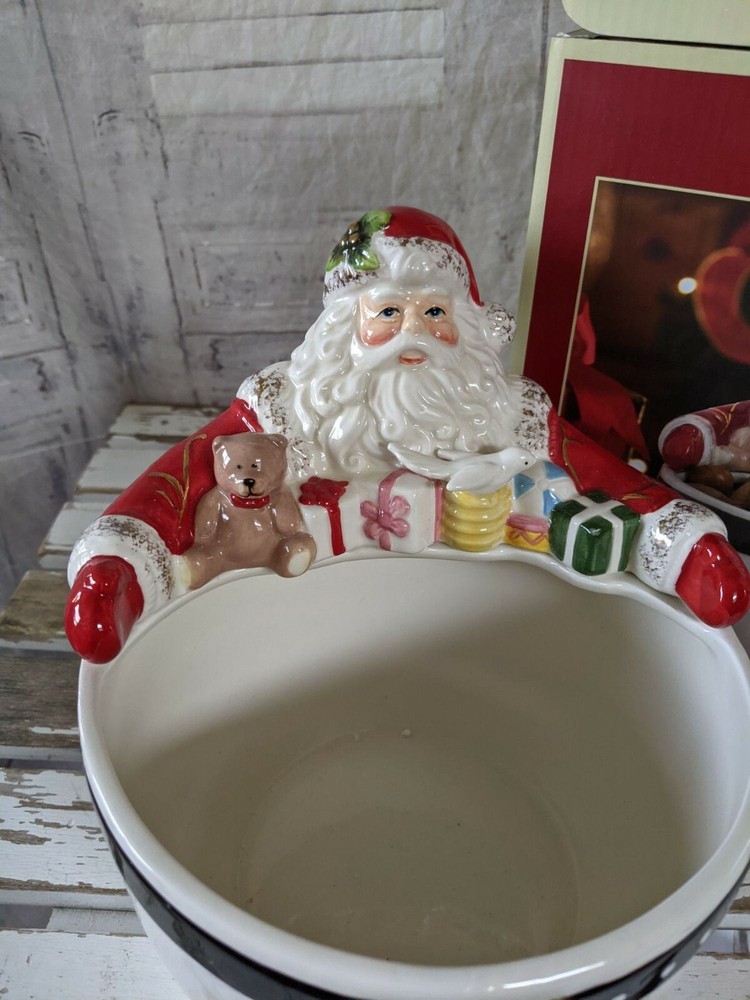 Spode Christmas tree Santa nut bowl