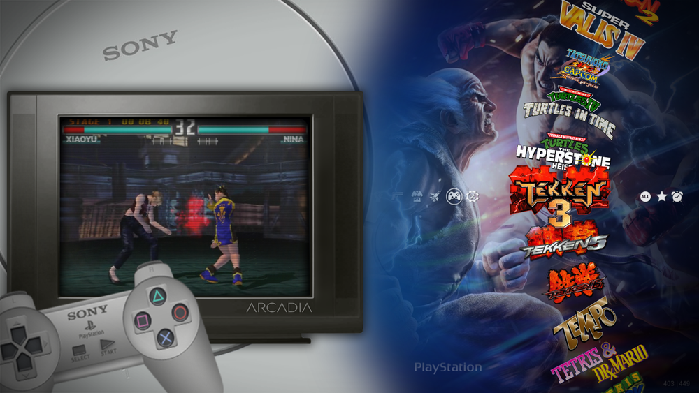 Arcadia Console, Arcade game System