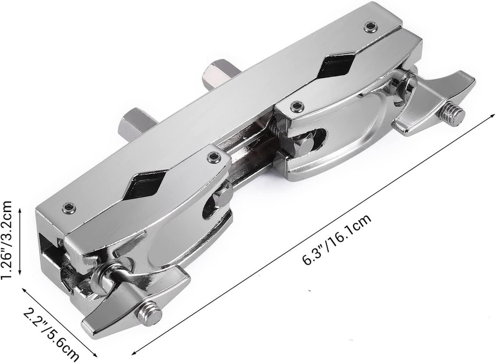 Drum Set Holder Clamp Adjustable Multi Clamp Cymbal Boom Arm Mounting Bracket