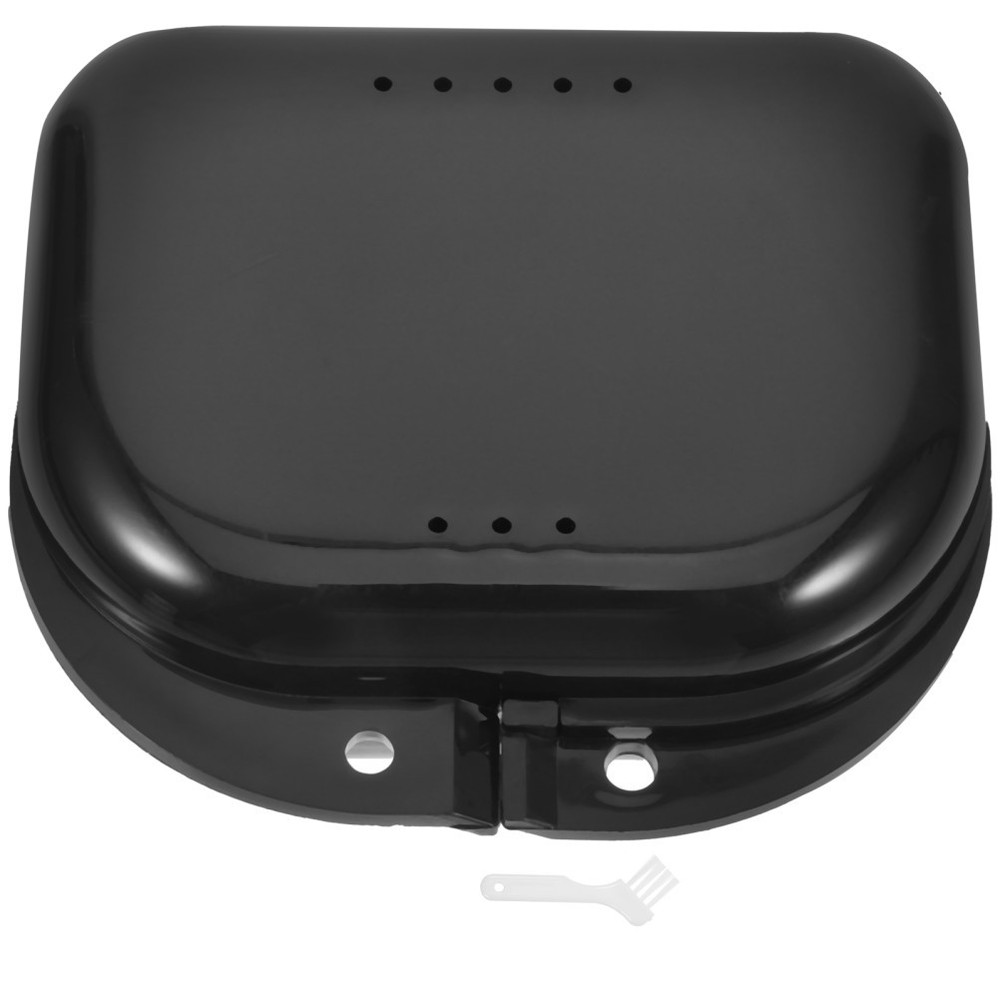 1 Set Denture Box Brace Case Small Denture Container Storage Boxes Retainer