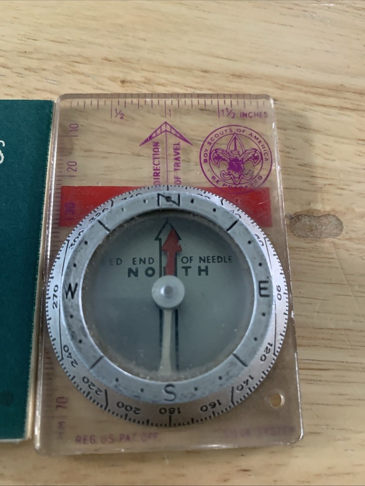 Vintage Silva system compass w original box and instructions.