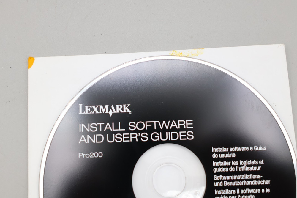 Lexmark Pro200 series Printer Installation Software CD and User Guide