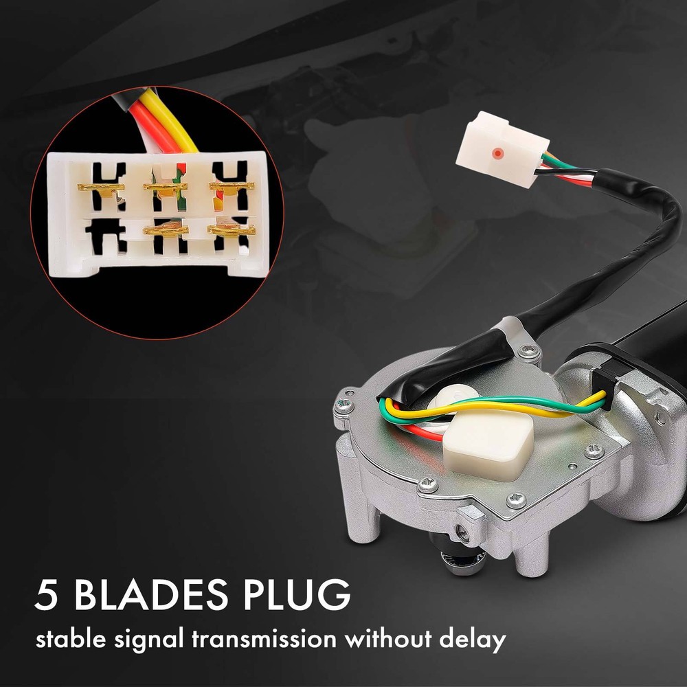 Front Side Windshield Wiper Motor for Freightliner FL70 FL80 Left-Hand E-008-058