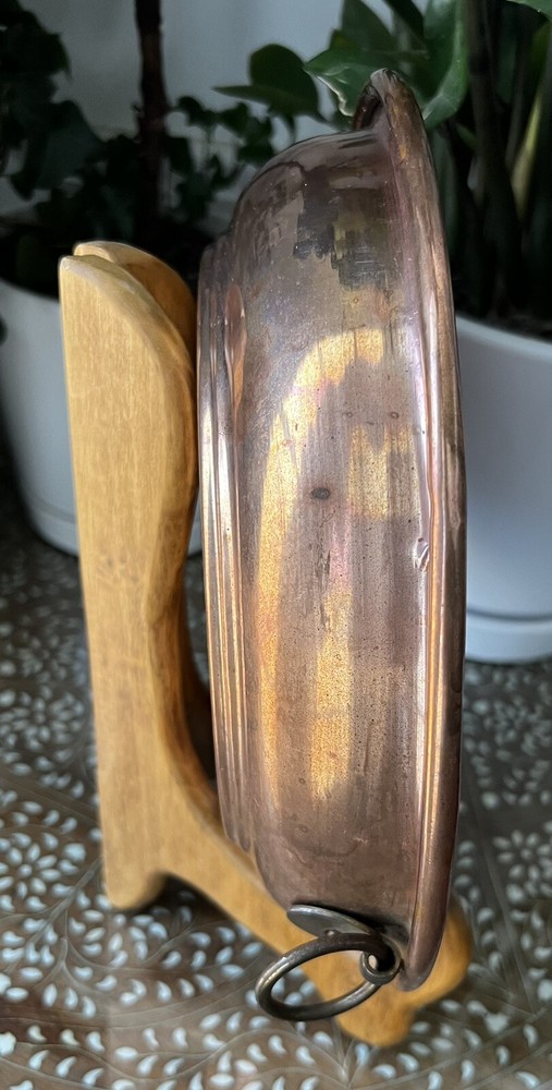Vintage Copper Strainer with Hanging Loop 10” Diameter