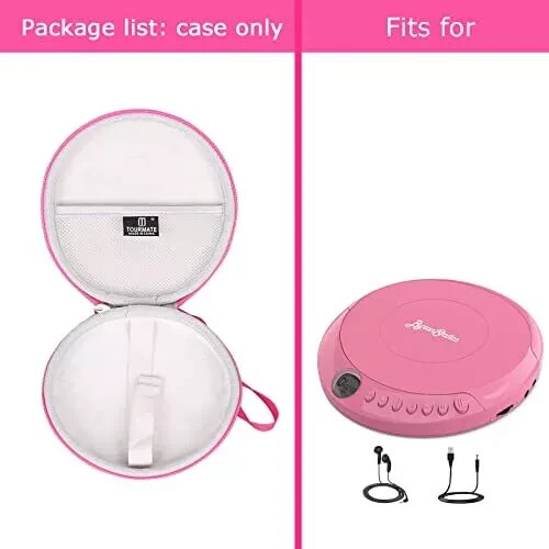 Cd Player Case Compatible With Byronstatics/gpx Pcb319b Portable Disc Cd Player