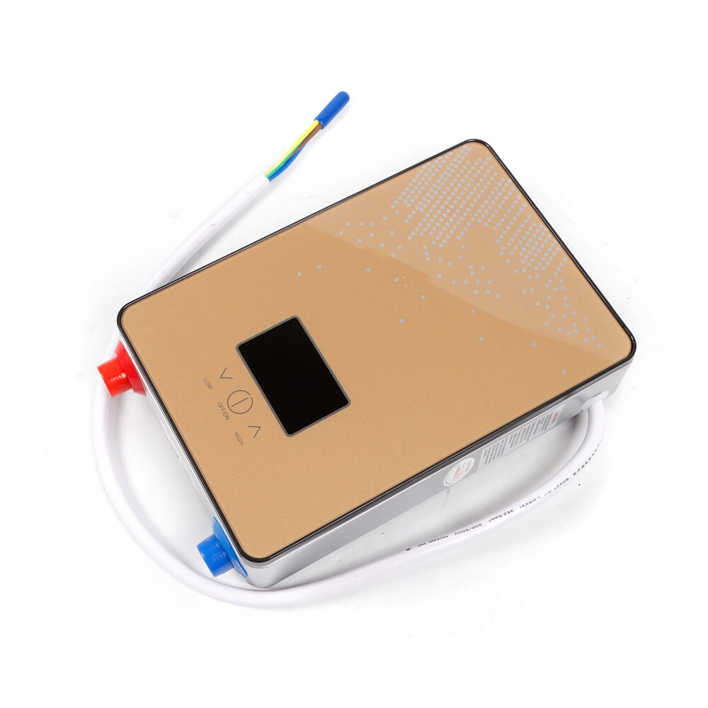 110V Instant Electric Tankless Hot Water Heater On Demand Whole House 4500W Neu