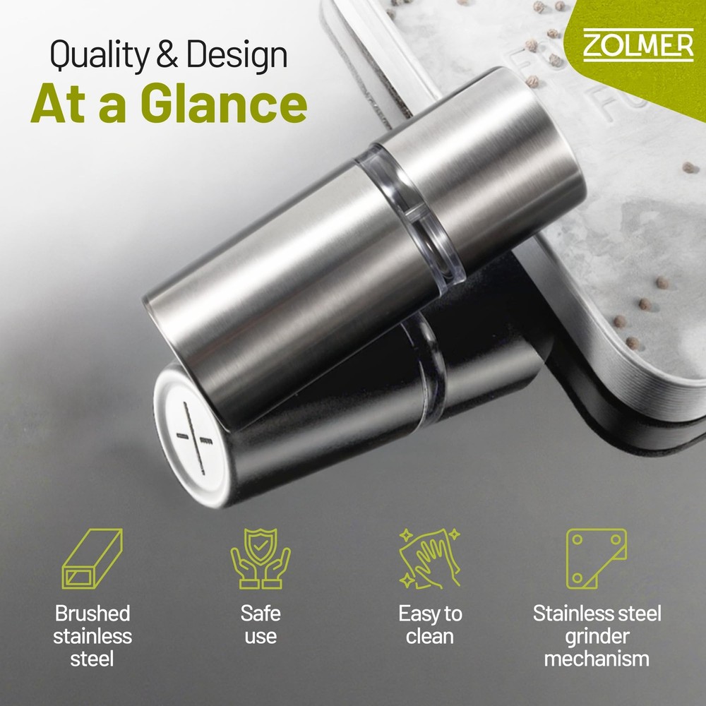 ® Nutmeg Grinder Mill with Storage Container | Extra Sharp Grinder for Finest...