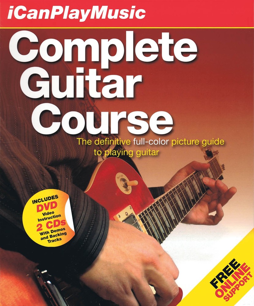 Complete Guitar Course Lessons Beginner Easel Back Book 2 CD DVD Pack