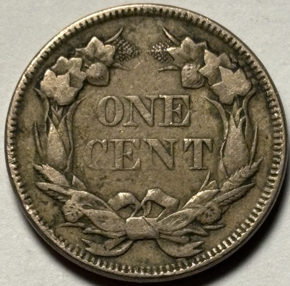 1857 Flying Eagle Cent — VF Condition 🔥 Original Surfaces