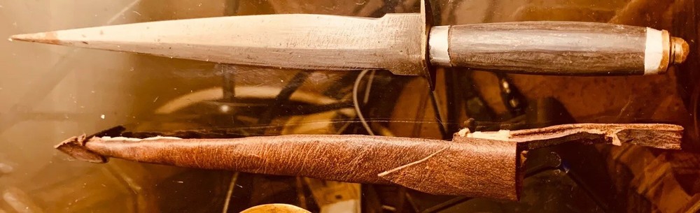 ANTIQUE Middle EASTERN MUGHAL ISLAMIC DAGGER knife Khanar
