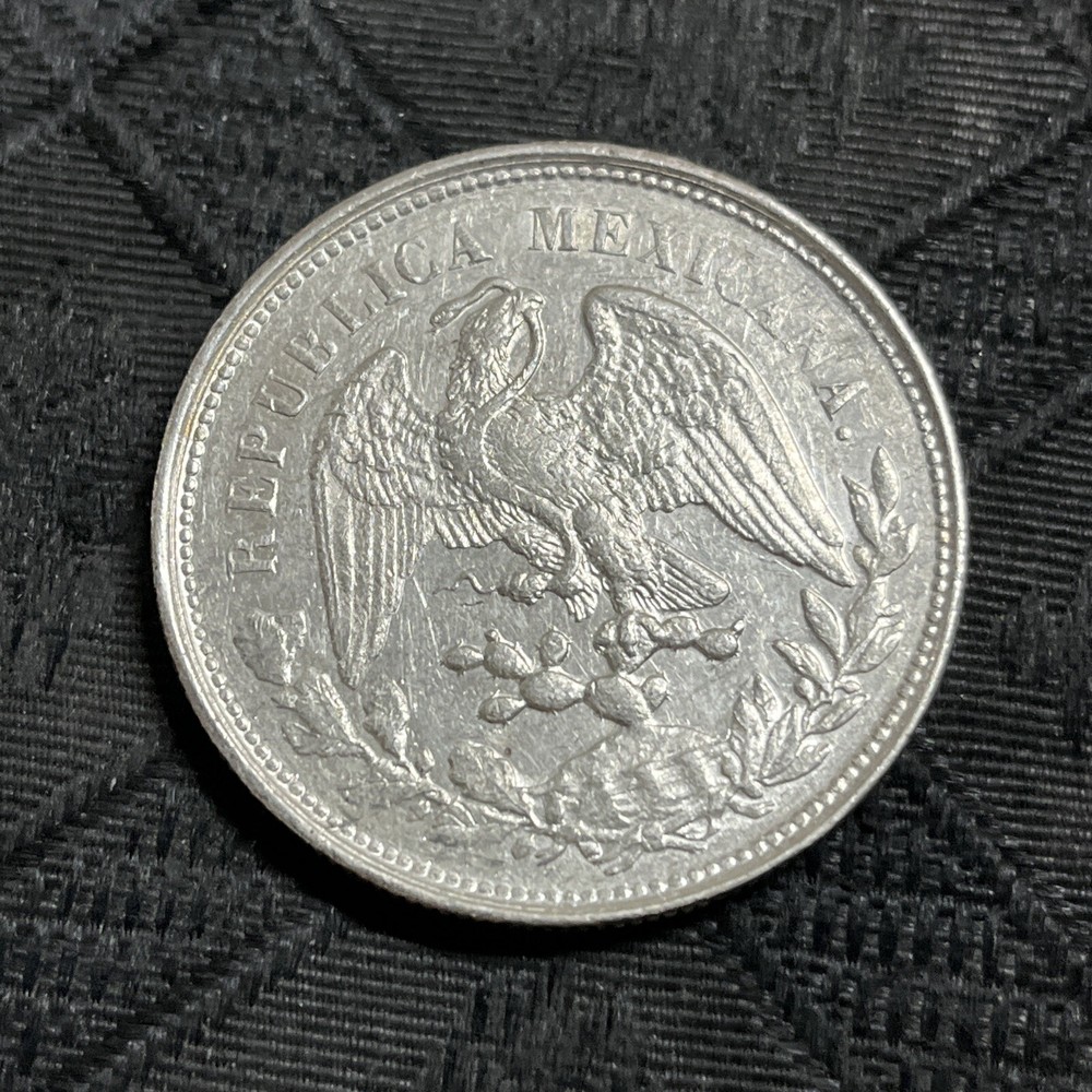 1904 Mo AM MEXICO Silver UN Peso Coin