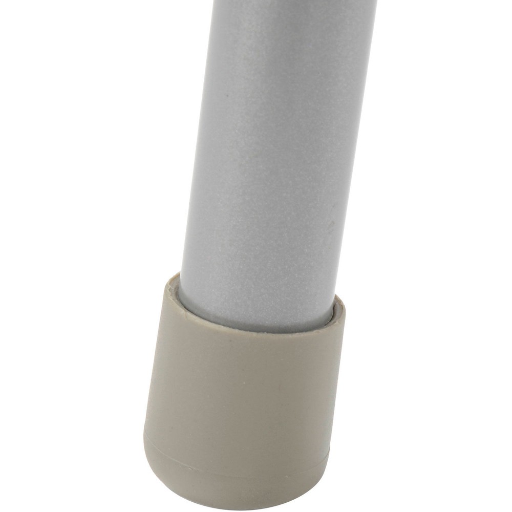 24"H Hardboard Stool Gray Armless Backless 2/Pk