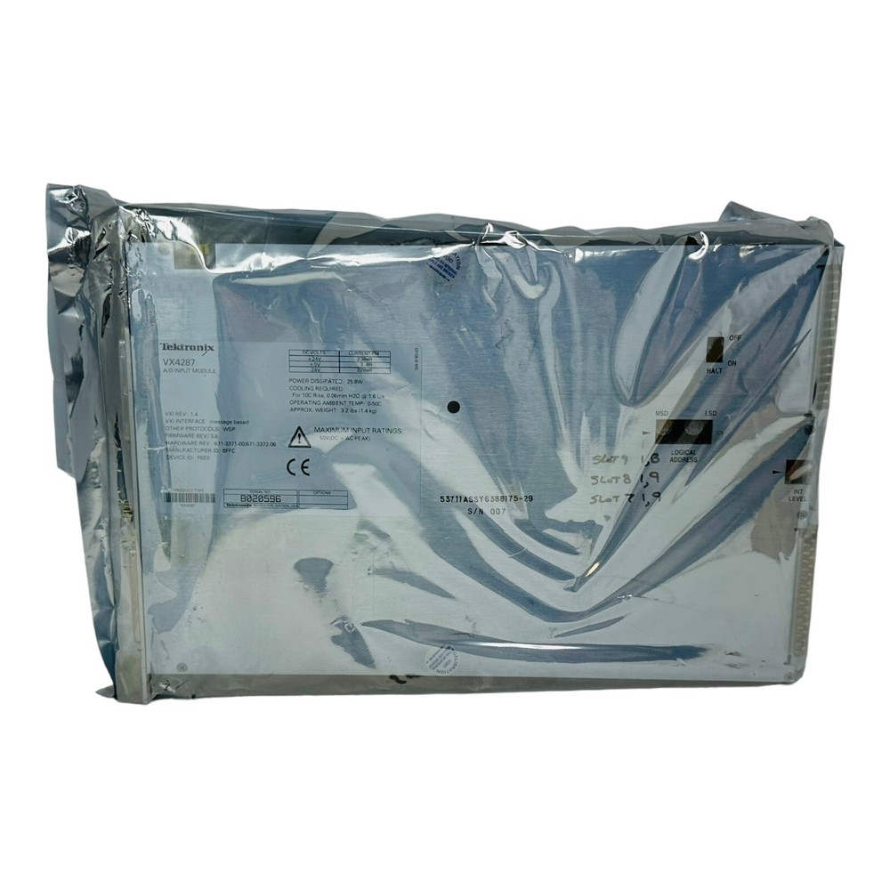 TEKTRONIX VX4287 A/D INPUT MODULE S/N B020596