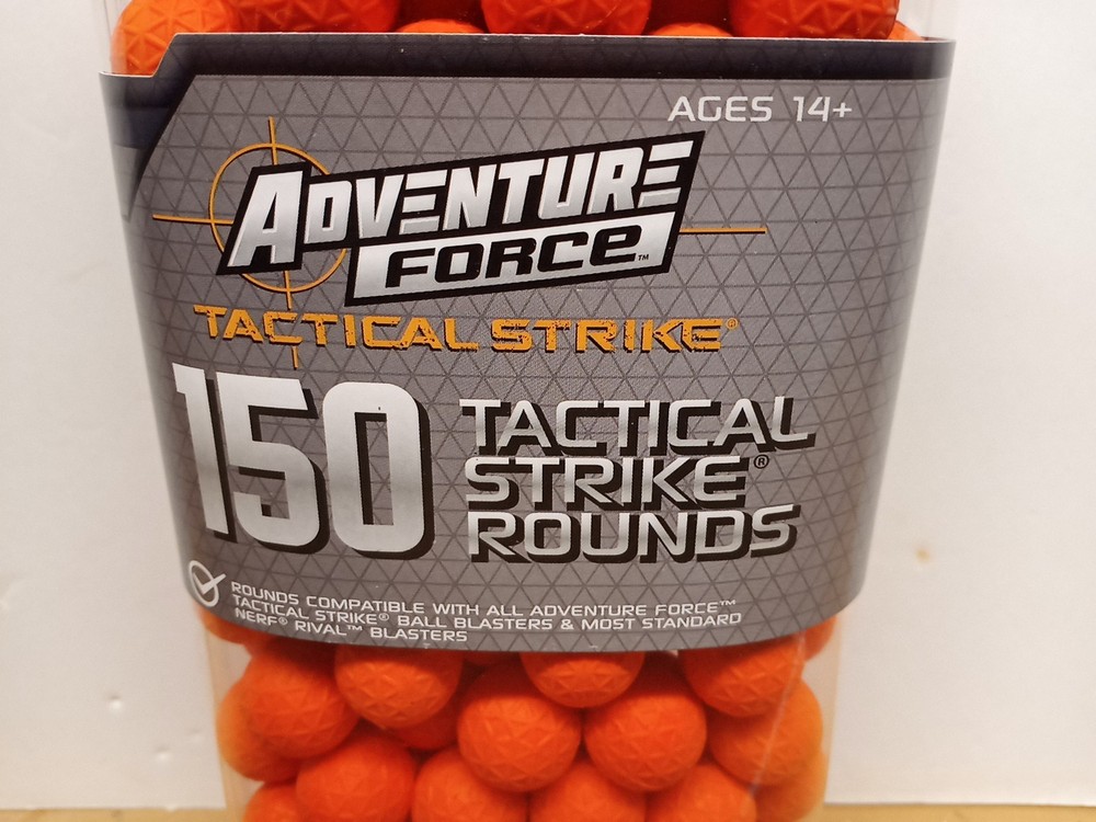 Adventure Force 150 Tactical Strike Rounds for use with most Nerf Rival Blasters